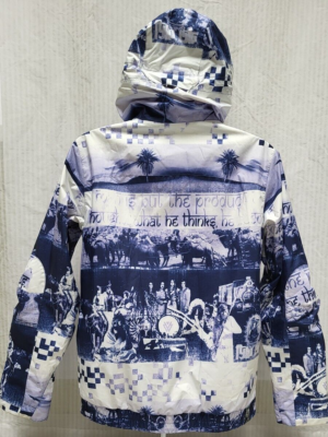 Burton The White Collection ジャケットとズボン BURTON The White Collection Such A Deal Blue & White Jacket