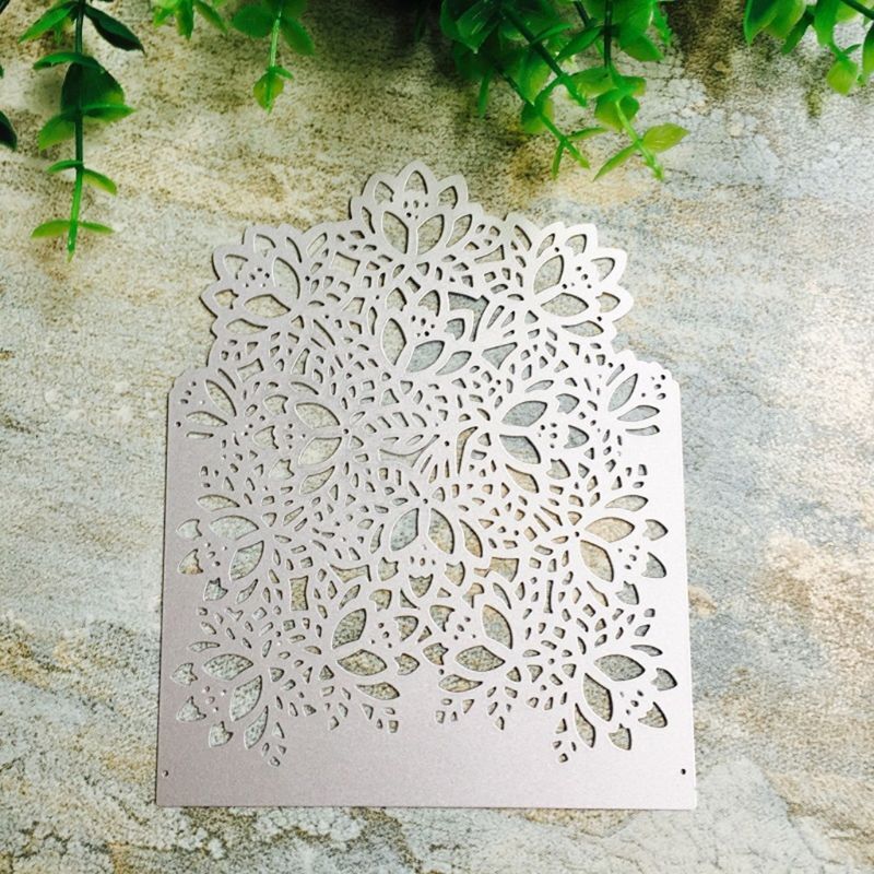 Envelope Flowers Metal Cutting Dies Stencil DIY Scrapbooking Album