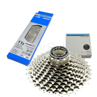 Shimano 105 11 Speed Cassette 11-34T CN-HG601 Chain 116L