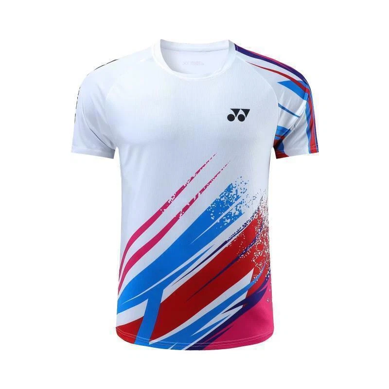 2024 Men's Badminton T-SHIRTS Tennis clothes Polyester Sports short sleeve Tops