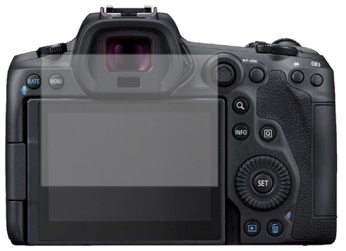 2x Protection pour Canon EOS R5 Film de d'écran protecteur antireflet dipos - Photo 2/5