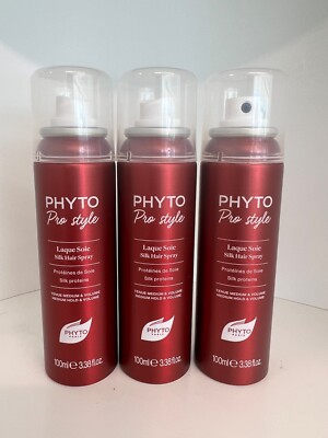 Phyto PHYTO PRO STYLE Laque Soie Silk Hair Spray 3.38 oz SET OF 3