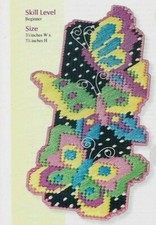 BUTTERFLY BOOKMARK HOME DECOR PLASTIC CANVAS ...