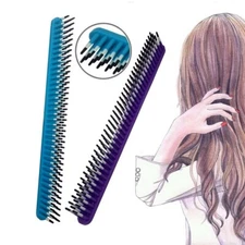 Hair Combs Pocket Brush 3 Rows of Alternating Teeth Hairbrush Hair Care Tools