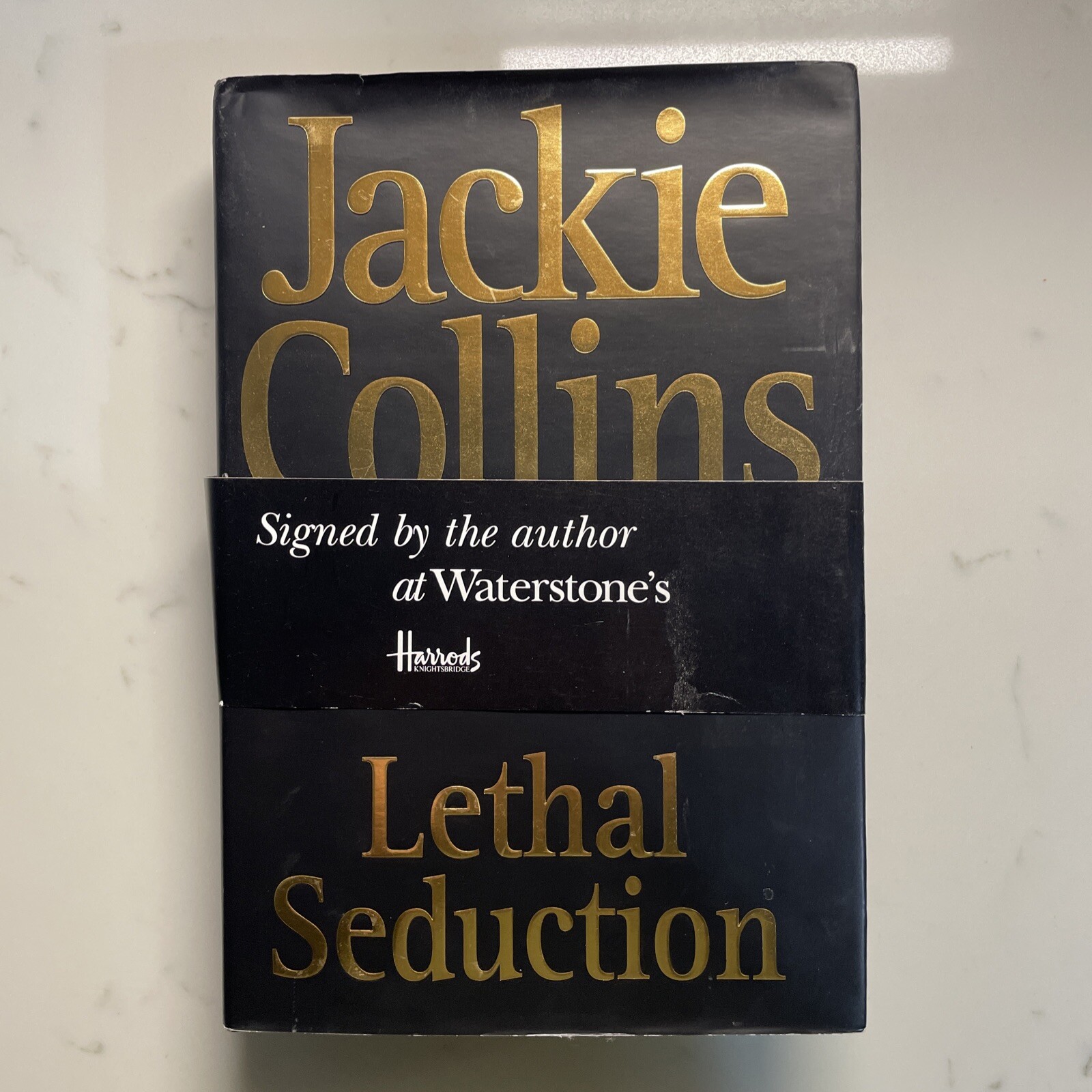 Signed Copy LETHAL SEDUCTION. Collins. Jackie Very Good Harrods exclusive good