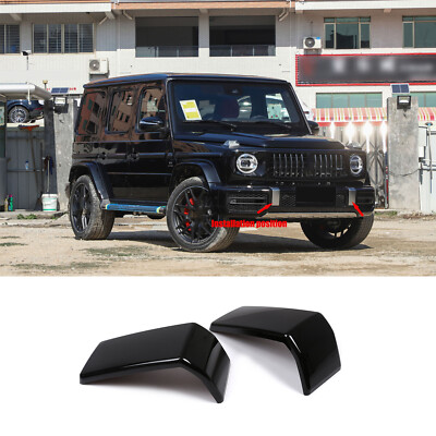 Gloss Black Front Bumper Cover For Mercedes G Class AMG G 63 2019 Onwards