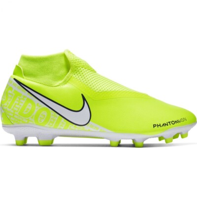 NIKE PHANTOM VSN ACADEMY FG MG SOCCER CLEATS SIZE 12 VOLT WHITE AO3258-717