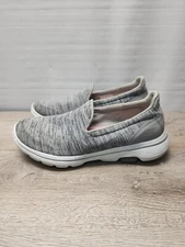 Skechers Shoes Womens 10 Gray Go Walk 5 Honor Slip On Sneakers Air Cooled 15903