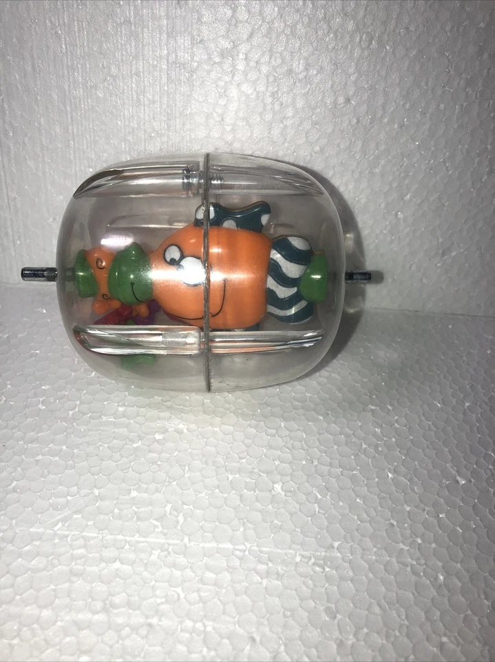 Evenflo Fish Spin Exersaucer brinquedo peça de reposição interruptor A Roo extra 5 polegadas barra - Imagem 2 de 3