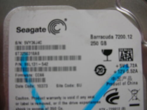 Seagate Barracuda 7200.12 250gb ST3250318AS 100535704 REV B CC66 - Picture 1 of 1