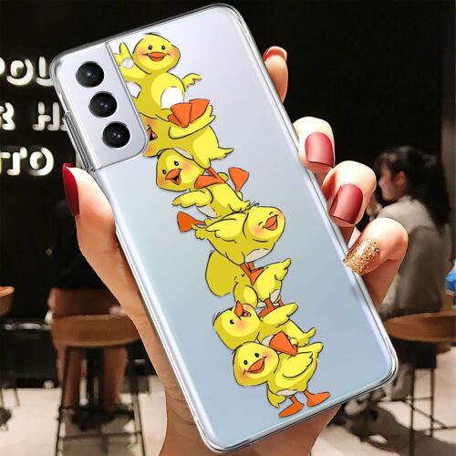 Silicone Soft TPU Case For Samsung Galaxy S22 S21 FE S23 S24 Animals Phone Cover - Picture 57 of 100