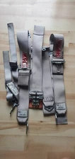 Simpson Platinum 5 Point Latch Style Racing Harness 3in. Silver  16.1 SFI