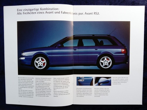 AUDI B4 Avant RS 2 Prospekt 1.1994, mit der passenden Preisliste !! - Picture 3 of 6
