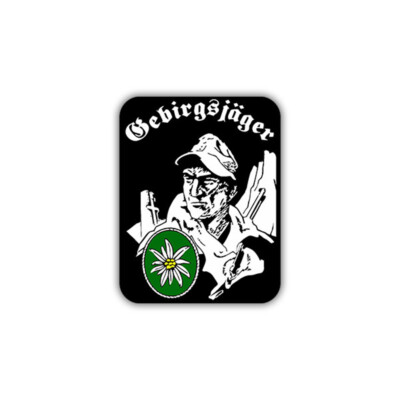 Duitse Edelweiss Elite Broche / Oorlog Leger Soldaat Embleem - Militaria Tweed