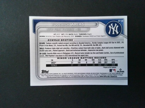 2024 Bowman Chrome Prospects u-pick numbered and base - Picture 24 of 34