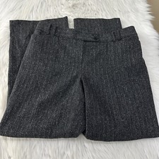 Talbots womens signature flare lined dress pants 12 petite 46 wool Silk Flawed 