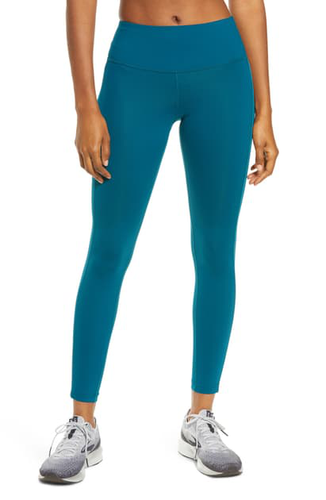 DEEP SEA BLUE LEGGINGS ATHLETIC RUNNING 