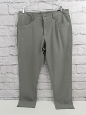 HIND Commuter Tech Tricot Prime Time Pant Mens 34x30 Gray NWT