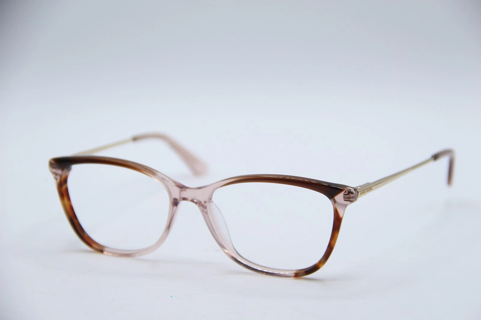 ANNE KLEIN AK5090 200 MOCHA PINK CLEAR HAVANA GOLD AUTHENTIC EYEGLASSES