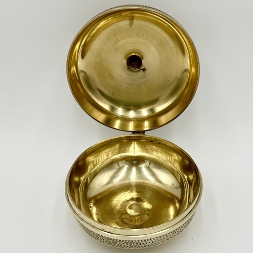 Rajasthani Mogul dekorative Messing Deckel Betel Gewürz Pandan Dose - Bild 11 von 15