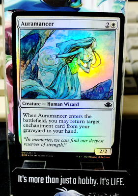 MTG Auramancer Foil DMR 001/261 Dominaria Remastered English Japan