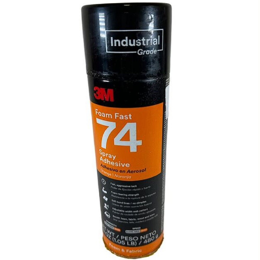 3M 7000023925 24 Oz Aerosol Can Series 74 Orange Spray Adhesive eBay