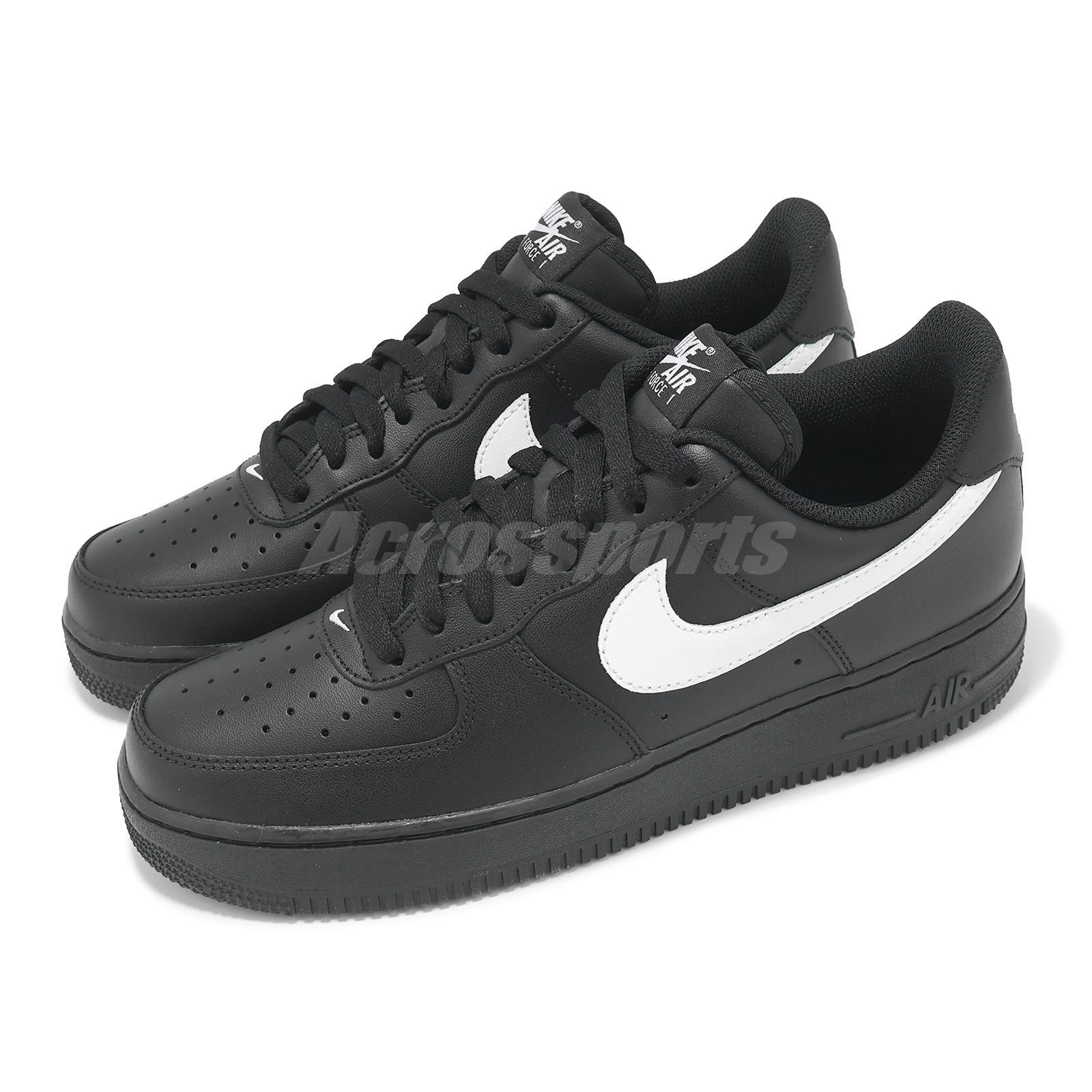 Nike Air Force 1 07 AF1 2023, черно-белая мужская повседневная обувь унисекс, FZ0627-010