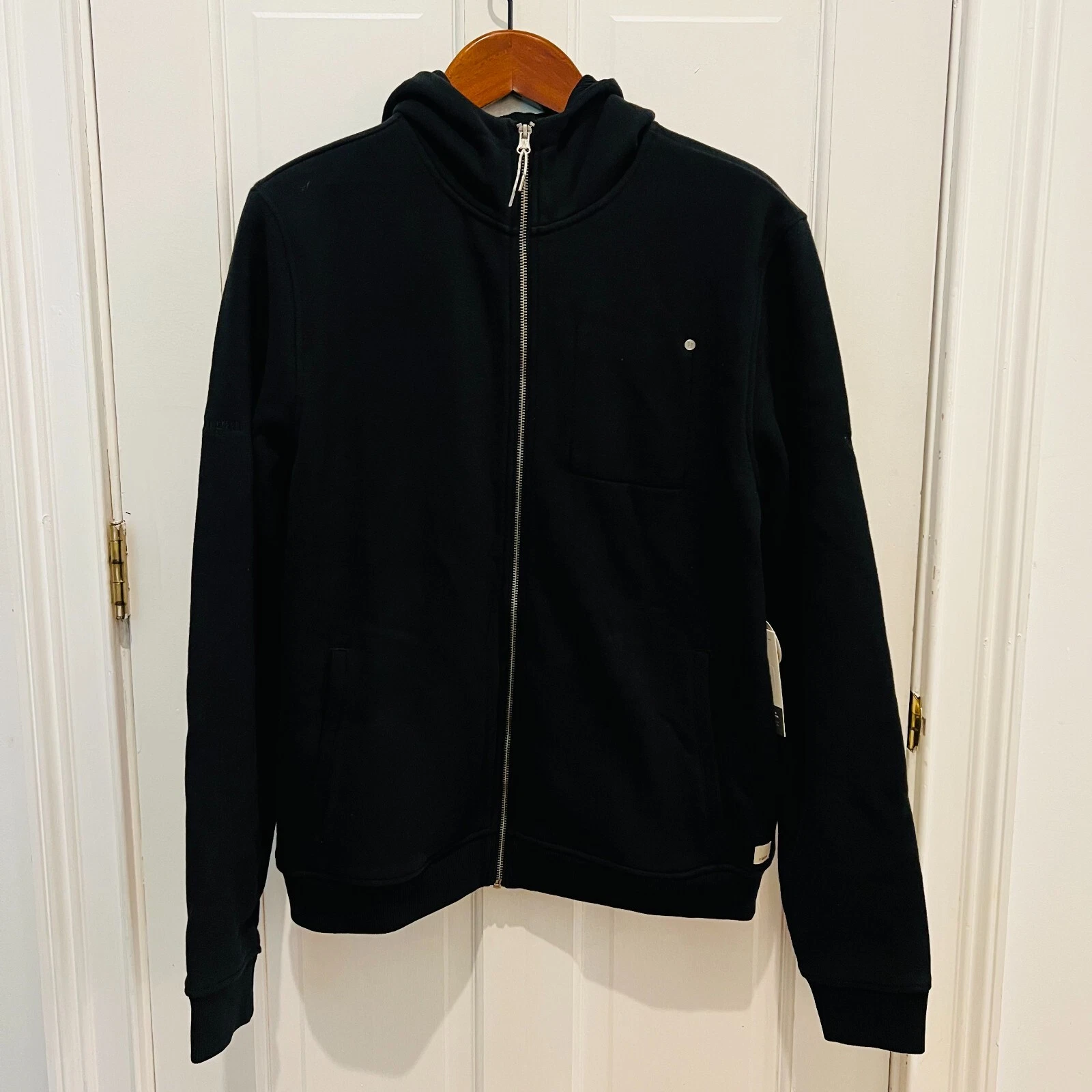 VUORI Mens Jacket Seaside Hoodie Full Zip Thick Cotton Sweatshirt LARGE