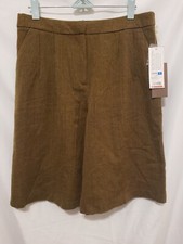 Tucker TARGET Pleated Shorts Sz 9 Juniors Brown Green Herringbone Wool Blend