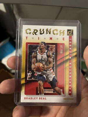 2021/22 panini crunch time press proof gold Bradley Beal /10