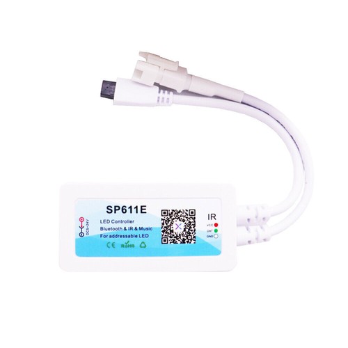 SP611E LED Strip RGB Smart Music Bluetooth Controller For WS2812B SK6812 WS2811 - Picture 3 of 5