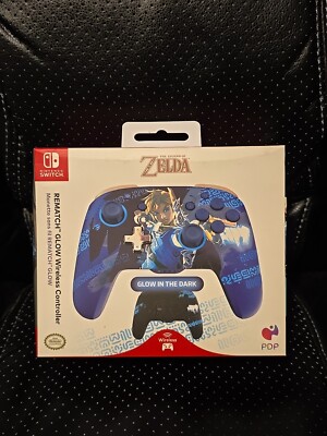 PDP REMATCH GLOW Wireless Nintendo Switch Controller - The Legend Of Zelda
