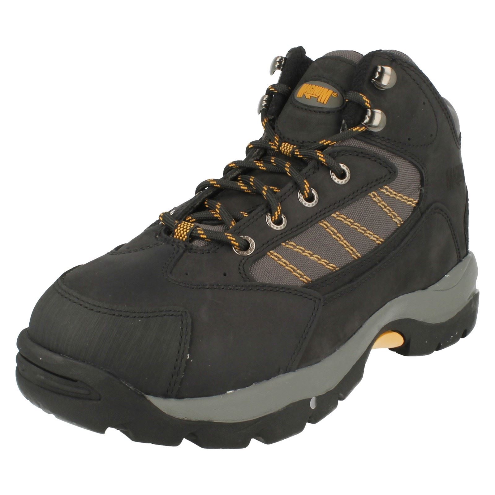 Mens Magnum Steel Toe Cap Work Boots Worker Mid Mens Magnum Steel Toe Cap Work Boots Worker Mid