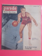 DON SCHLUNDT INDIANA basketball PARADE magazine Sunday Star Ledger  Dec 12 1954