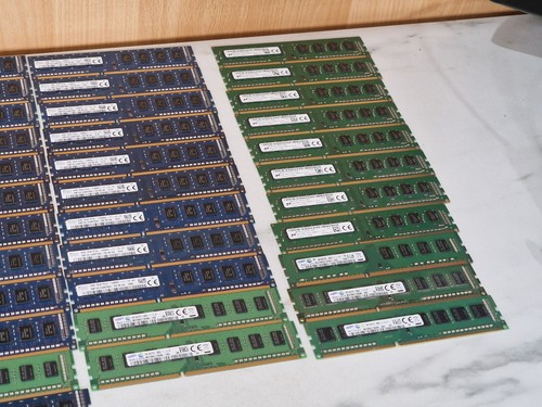50 X 4GB DDR3 12800 1600MHZ. Micron, Samsung, SK Hynix and Crucial Bulk / Joblot - Photo 2/4