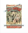 home decor styles vintage repro Lelia Montaldi Valdes Paraguay metal tin sign