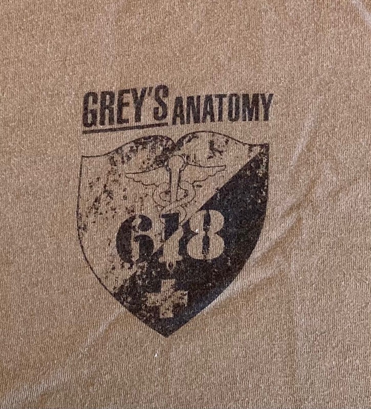 GREY'S ANATOMY original crew t-shirt 2010 Episode 6-18 "Suicide is Painless"