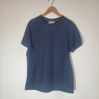 Larsson & Co Spirit of Scandinavia striped Men's t-shirt, navy and white, size M