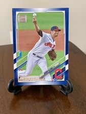 2021 Topps Series 1 Royal Blue ADAM PLUTKO #189 Cleveland Indians