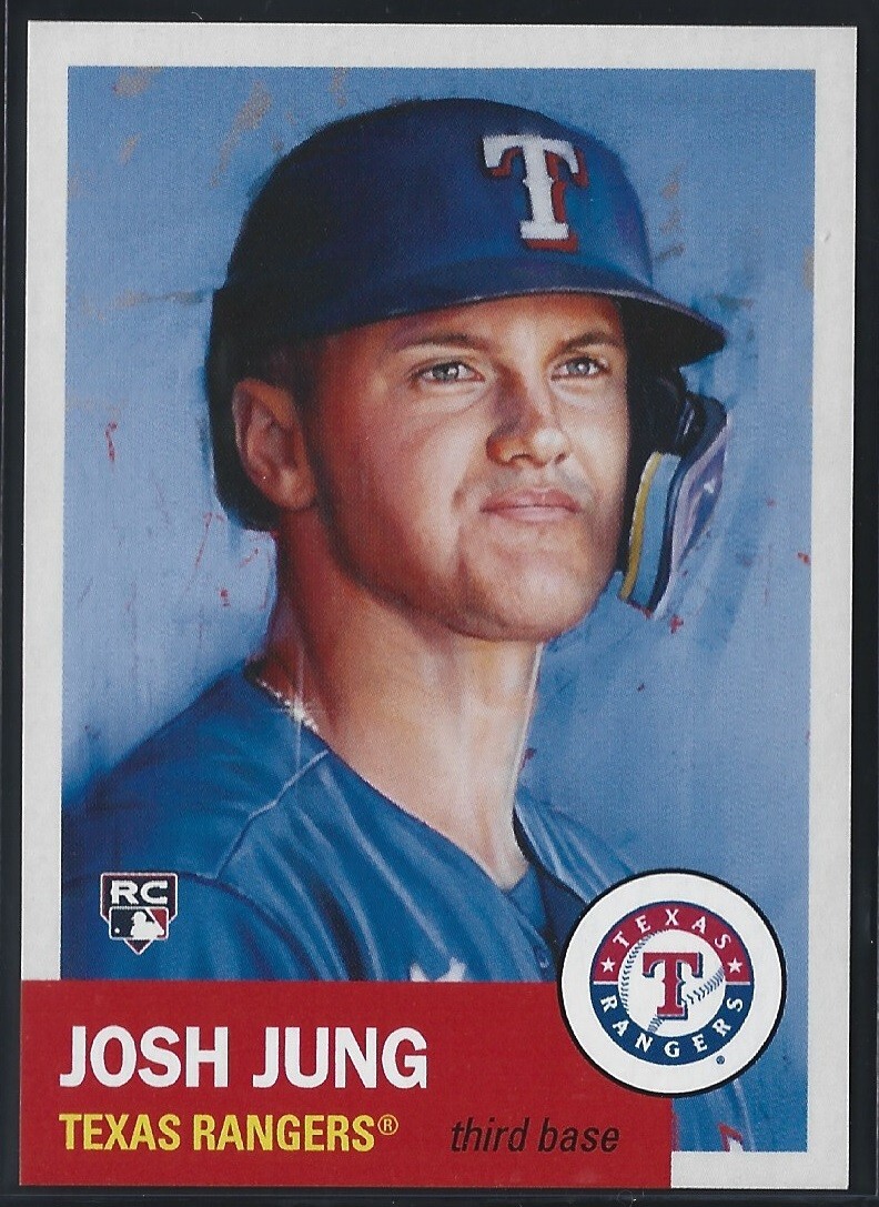 2023 TOPPS LIVING SET # 635 JOSH JUNG Rookie RC 2,833 Printed Texas Rangers b
