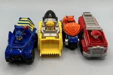 Paw Patrol True Metal Die-Cast Vehicle Chase, Marshall, Rocky, And Zuma Lot