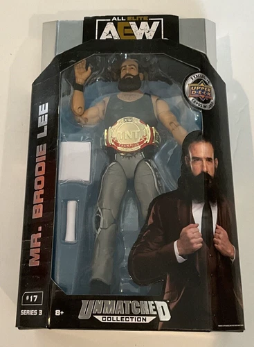 Mr. Brodie Lee AEW Unmatched Series 3 Wrestling Figure No Cards. Box Damage.