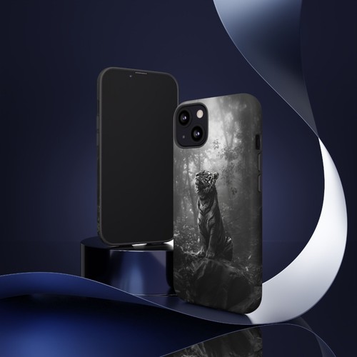 Bengal Tiger on Black and White - Phone Case for iPhone, Galaxy, Pixel - 第 93/281 張圖片