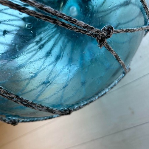 Large Glass Fishing Float Buoy Ball Japanese Interior Vintage Glass Ball 48cm JP - Picture 24 of 24