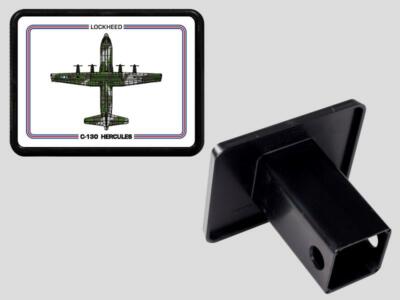 LOCKHEED C-130 HERCULES AIR FORCE MARINE COPRS TRAILER HITCH COVER MADE IN USA