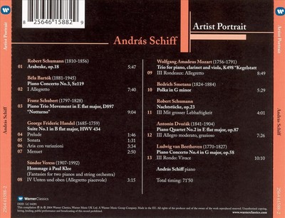 ANDRÁS SCHIFF ARTIST PORTRAIT: ANDRÁS SCHIFF NEW CD