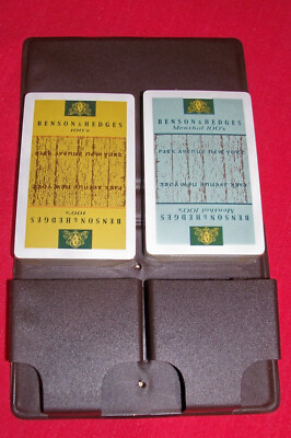 Dual Benson and Hedges Cigarette Playing Cards Tobacco Old Card Deck  Collector