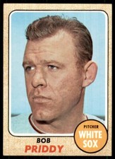 1968 Topps #391 Bob Priddy Chicago White Sox