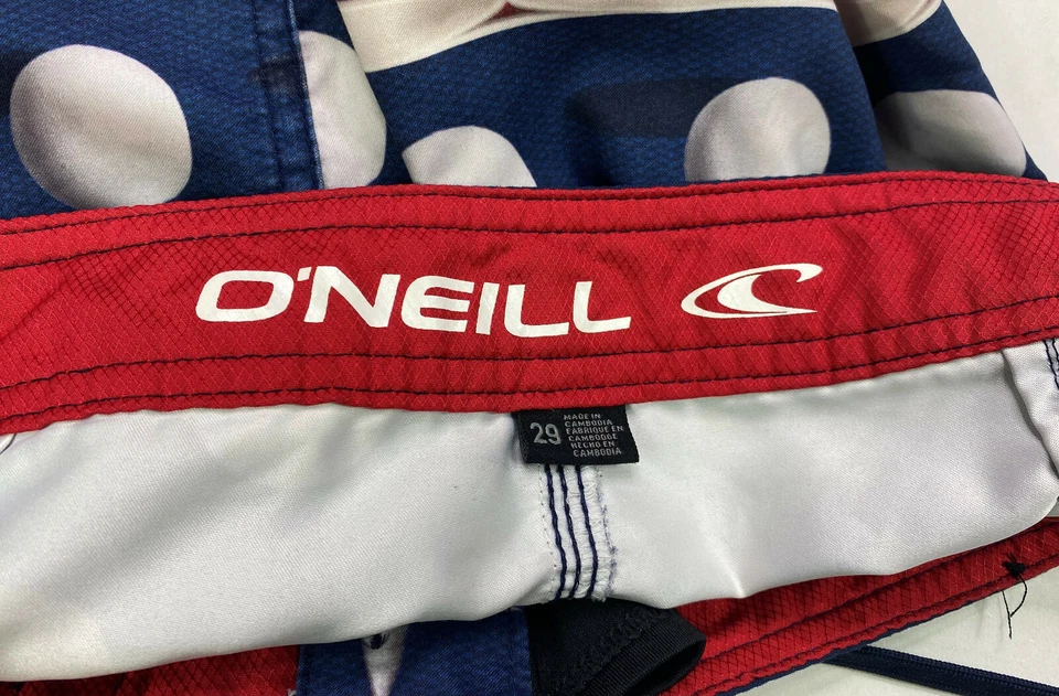 O'Neill 21" Beer Pong Flip Cup Mens Size 29 Board Shorts - Image 4 of 4