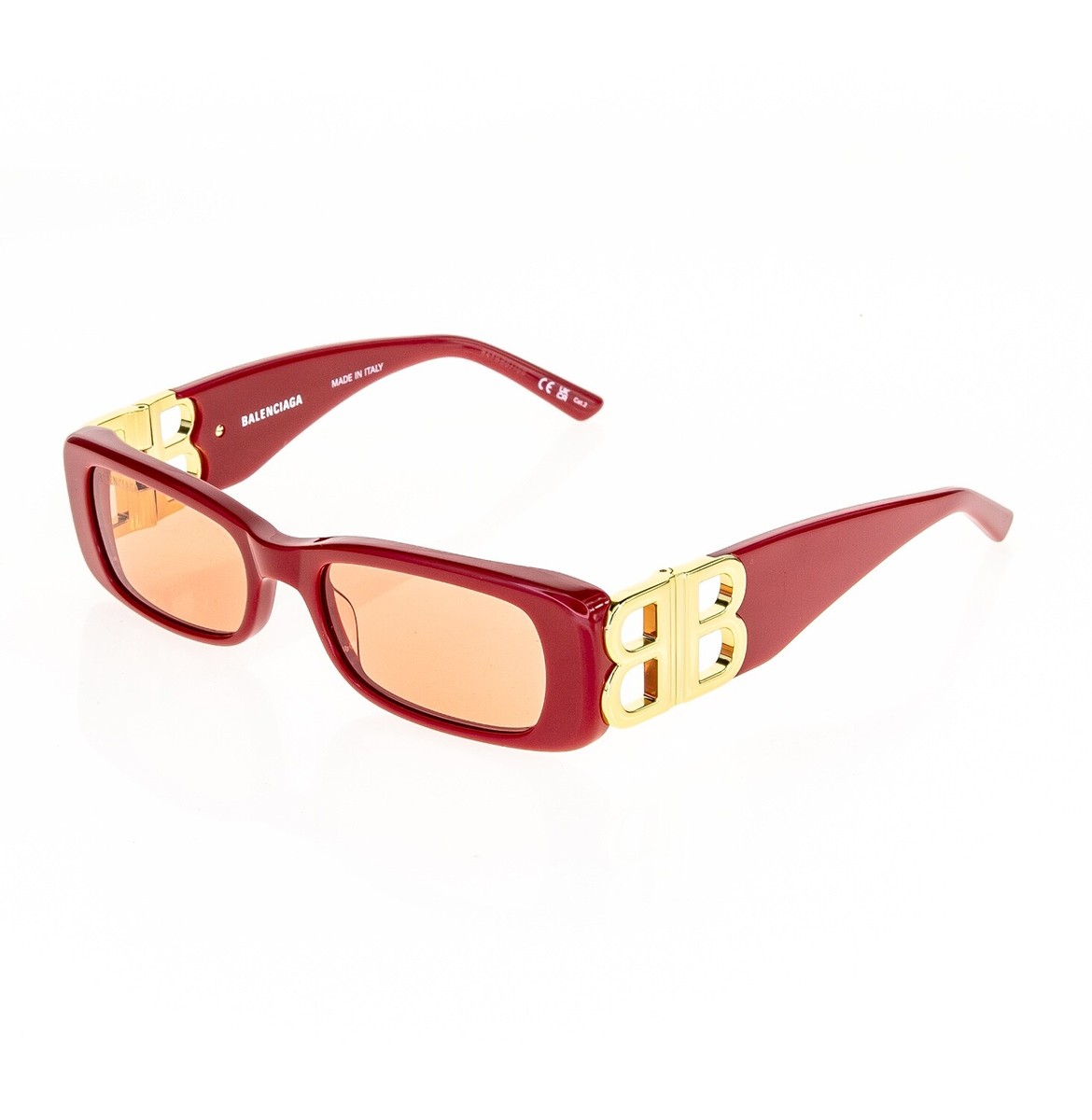 BALENCIAGA DYNASTY 0096 Red 003 Fashion BB Logo Narrow Slim  display picture 1